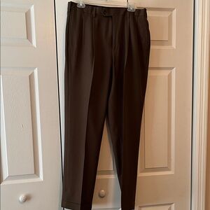 Savane Dark Brown Men’s Dress Pants